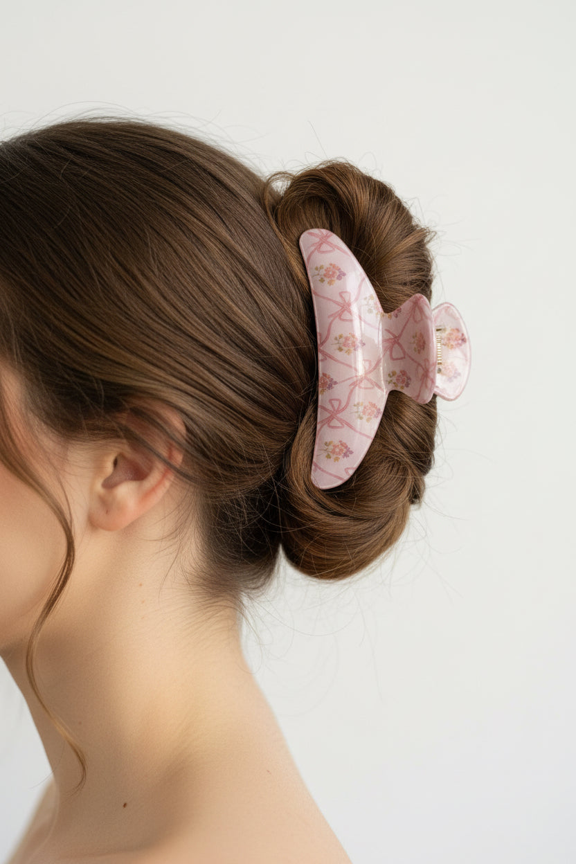 Bows and flowers clip