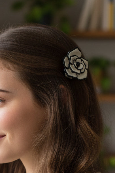 Beautiful flower clip